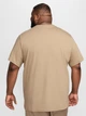 Футболка хлопковая длинная мужская Nike M Nsw Club Tee AR4997-248 S Бежевая (197597645216) - изображение 6