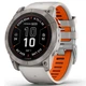 Мультиспортивные часы GARMIN Fenix 7X Pro Sapphire Solar Titanium with Grey/Orange Band - изображение 1