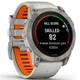 Мультиспортивные часы GARMIN Fenix 7X Pro Sapphire Solar Titanium with Grey/Orange Band - изображение 10