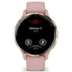 Спортивний годинник GARMIN Venu 3s Soft Gold Stainless Steel Bezel with Dust Rose Case and Silicone Band - зображення 3