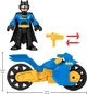 Игровой набор Бэтмен Fisher-Price Imaginext DC Batcyle XL & Batman Лига Справедливости Бетцикл мотоцикл HNM32 - изображение 6