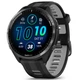 Спортивные часы Garmin Forerunner 965 Carbon Gray DLC Titanium Bezel with Black Case and Black/Powder Gray Silicone Band - изображение 1