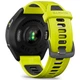 Спортивные часы Garmin Forerunner 965 Carbon Gray DLC Titanium Bezel with Black Case and Amp Yellow/Black Silicone Band - изображение 4