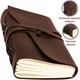 Шкіряний Блокнот записна книга A5 Comfy Strap ручної роботи зі шкіри Crazy Horse Коричневий - зображення 7