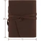 Шкіряний Блокнот записна книга A5 Comfy Strap ручної роботи зі шкіри Crazy Horse Коричневий - зображення 9