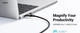 Концентратор UGREEN CM219 4-Port USB 3.0 Hub портативный тонкий 4-портовый USB 5Gbps концентратор 15 см Black (25851) - изображение 3