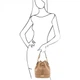Женская кожаная сумка – ведро Tuscany TL142146 (bucket bag) Песочный - изображение 2