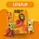 Упаковка натуральных конфет Bob Snail Яблоко-Груша и игрушка 20 г х 16 шт (4820219344933) - изображение 3
