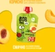 Упаковка фруктового пюре Bob Snail Яблоко-Персик 90 г х 10 шт (4820219343134) - изображение 3