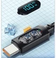 USB кабель 1м для швидкої зарядки Type-C - Type-C 7A 100W Essager ES-UD33 чорний - зображення 6