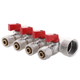 Коллектор с шаровыми кранами и фитингом Koer KR.1126-4 1”x4 ways (KR2840) - изображение 1