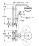 Душевая система Grohe Tempesta System 210 с термостатом для настенного монтажа (26811001) - изображение 4