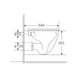 Унитаз подвесной Mixxus Premium Ellipse-0304-R 540x360x360mm, система смыва Rimless (MP6466) - зображення 6