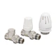 Комплект для подключения радиатора Koer SET-15 - 1/2"x3/4" (прямой) с термоголовкой НН (KR3180) - зображення 1
