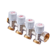 Коллектор с регулирующими вентилями на 4 исх. Roho R809-04 - 3/4"x3/4" EK (RO0251) - изображение 1