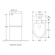 Унитаз-компакт Mixxus Premium Ellipse-0401-T1 630x390x840mm, система смыва TORNADO 1.0 (MP6467) - изображение 4