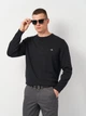 Джемпер мужской GANT Classic Cotton C-Neck 8030561-5 XL Черный (7325707089787) - изображение 1