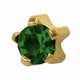 Стерильные серьги-иглы Studex для прокола ушей пистолетом M-105 Emerald 2 мм (пара) - изображение 1