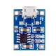 Зарядний модуль контролера TP4056 з захистом акумулятора Micro USB - изображение 3