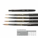 Кисточка для рисования Rosa Соболь круглый, TRAVEL BRUSH, OCEAN 168, № 2 (4823098516897) - изображение 3
