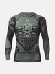 Рашгард Maori Rashguard Long Sleeve Black Military Green XXL (501421-144-XXL) - изображение 3