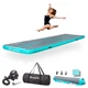 Надувний килимок для тренувань Airtrack inSPORTline Airstunt 400x100x10 см бірюзовий - изображение 2