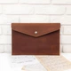 Папка для бумаг Crazy Horse натуральная кожа Leaflet Leather Коньячный - изображение 1