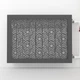 Решітка на батарею декоративна SMARTWOOD R2083 600 мм Графітовий (R20832106) - зображення 1