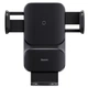 Автотримач для телефону з бездротовою зарядкою Baseus CGZX000001 Auto Alignment Car Mount Wireless QI 15W Air Outlet на дефлектор Чорний - зображення 1