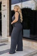 Жіночий костюм двійка жилетка з брюками Fashion 54/56 графіт - зображення 2