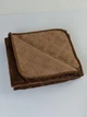 Велюровый Чехол Накидка для защиты Дивана или Кресла комплект покрывал Дивандек 3в1 Koloco H Ромб Коричевый - изображение 2