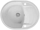 Мойка кухонная, кварцевая, овальная Viking Incanto 32R 610х460мм Белый - изображение 3