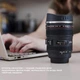 Термо кухоль у вигляді об'єктиву Canon 250 мл, універсальна для гарячих та холодних напоїв (платик, метал,чорна) - зображення 6