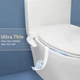 Универсальная биде-накладка SAMODRA Washer тонкая под крышку, с боковым модулем, Белая (SMWDRW) - изображение 4
