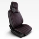 Накидки для сидінь SWAGEN AirTex Чорні c Червоним - зображення 5