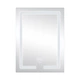 Дзеркало Lidz Kubis 600x800 з LED-підсвічуванням Touch, з антизапотіванням, з диммером яскравості LD78LF9376080 - зображення 4