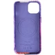 Кожаный чехол Colour Splash для Apple iPhone 12 Pro / 12 (6.1") (Фиолетовый / Розовый) - зображення 4