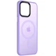 TPU+PC чохол Metal Buttons with MagSafe Colorful для Apple iPhone 13 (6.1") (MediumPurple) - зображення 1