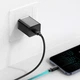 Зарядний пристрій Baseus Super Si Quick Charger 1C 20W + кабель Type-C to Lightning (Чорний) - зображення 5