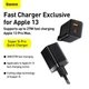 Зарядное устройство Baseus USB/Type-C 30W PD/QC Black (CCSUPP-E01) - изображение 7