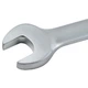 Набор ключей CrV satine Sigma рожково-накидных трещоточных 6шт 8 10 12 13 17 19мм из хромованадиевой стали на пластиковом подвесе сряблясти (33-102-6010511) - изображение 3