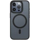 Чохол для Apple iPhone 15 Pro Max (6.7") Blue Skin Friendly Frosted Magsafe Series Чорний - зображення 1