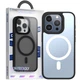 Чохол Apple iPhone 14 Pro Max (6.7") Blue Skin Friendly Frosted Magsafe Series Чорний - зображення 2