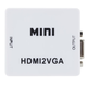 Конвертер з HDMI - VGA, зі звуком та зовнішнім живленням, 1080Р (086i) - зображення 4