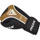 Боксерські рукавиці RDX Boxing Gloves Aura Plus T-17 Golden (BGR-T17BGL-12OZ+) - зображення 2