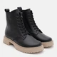 Женские демисезонные берцы кожаные высокие PARADIZE SHOES B-1050 36 23.5 см Черные (ROZ6501021645) - изображение 2