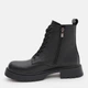 Женские демисезонные берцы кожаные высокие PARADIZE SHOES B-1051 39 25 см Черные (ROZ6501021654) - изображение 3