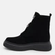 Женские демисезонные ботинки замшевые высокие PARADIZE SHOES B-3213 38 24.5 см Черные (ROZ6501021677) - изображение 3