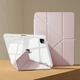 Чехол для планшета BeCover Ultra Slim Origami Transparent для Apple iPad Pro 11" M4 2024 с креплением Pink (BC_711691) - изображение 5