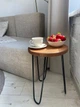 Табурет для кухні вітальні Forester Hairpin Legs Дерево Чорний - зображення 3